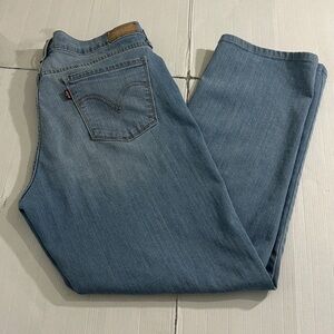 Levi's Light Blue Straight Leg Jeans